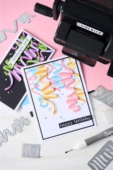 Sizzix 25th Birthday Collection - Thinlits / Tim Holtz Celebration Streamers